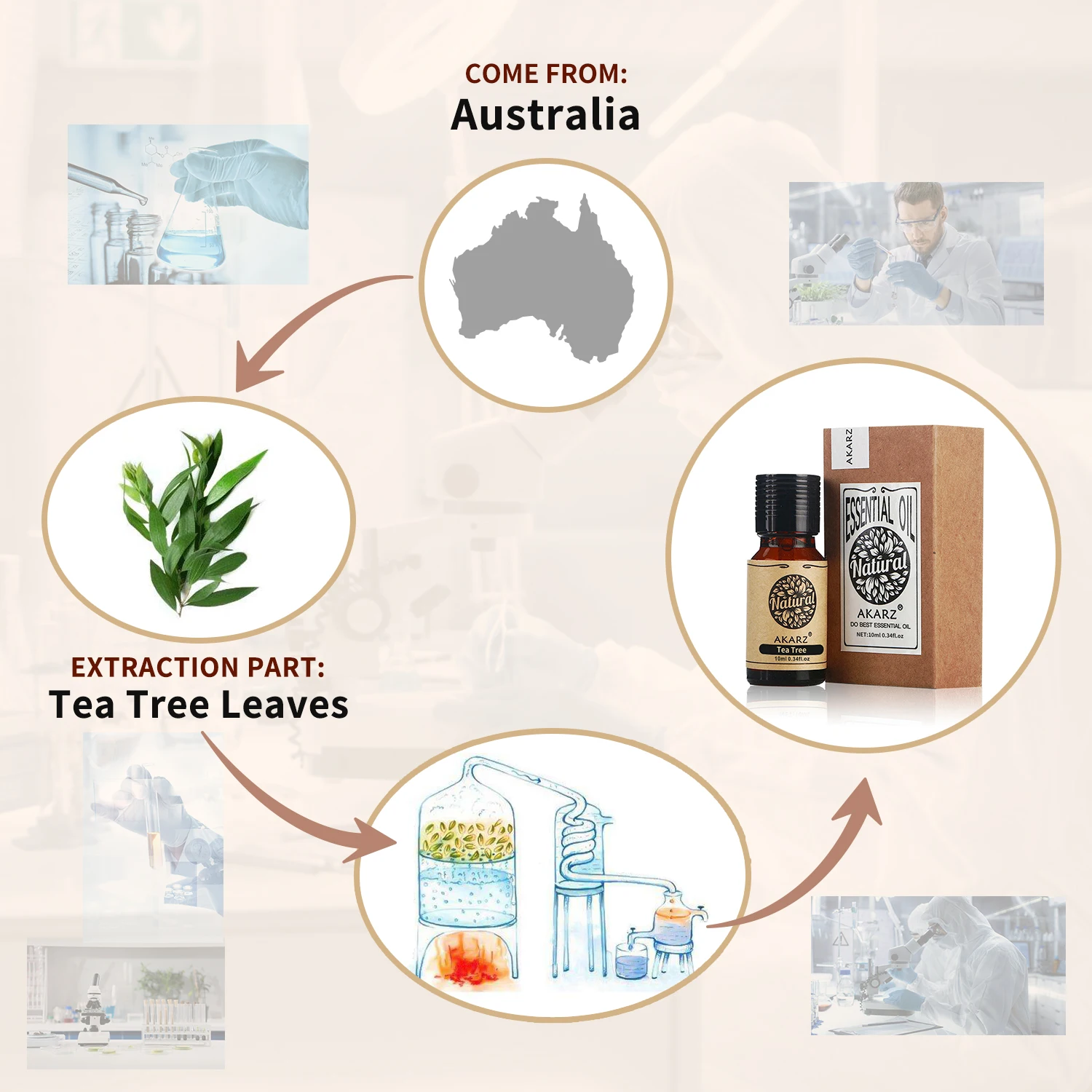 AKARZ Tea Tree olio essenziale - Sandalwood Perfume Oil recensione e prezzo